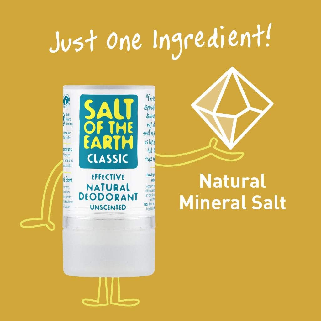 Salt of the Earth, Natural Deodorant Crystal Classic, Effective Crystal Deodorant, Fragrance Free, Vegan, cruelty Free - Image 3