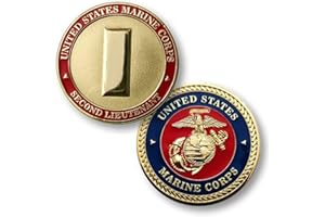 ARMED FORCES DEPOT U.S. Marines Corps Second Lieutenant Challenge Coin