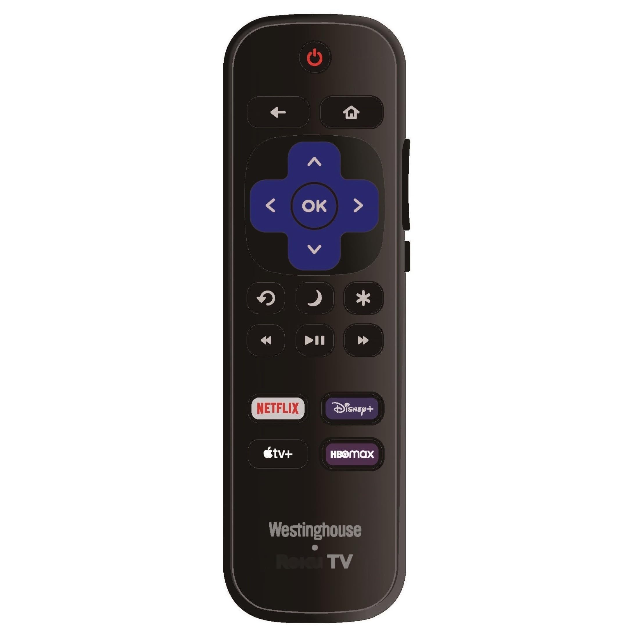 Replacement Remote Control Compatible with All Westinghouse Roku TV Smart TVs 【Not for Roku Stick and Roku Box】 (Netflix/Disney Plus/Apple TV+ / HBO Max)