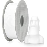 Bambu Lab PLA 3D Printer Filament, Matte Finish, High Precision, Low Tangling, Low Warping, Reusable Spool, AMS Compatible, 3D Printing Material, 0.07 in (1.75 mm), 2.2 lb (1 kg), Ivory White