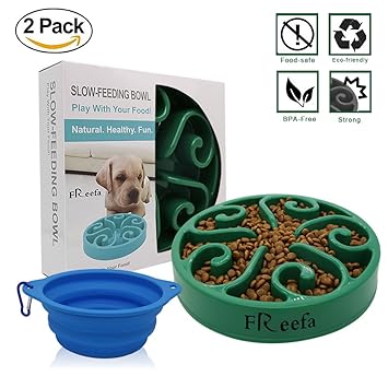 Pet Fun Feeder Dog Bowl Slow Feeder Bloat Stop Dog Food Bowl Maze