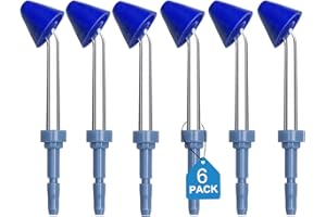 IIYL Nose Washing Replacement Tips for Waterpik Oral Irrigator Wp-100 Wp-450 Wp-250 Wp-300 Wp-660 Wp-900 by (6 Nasal irrigator Tips)