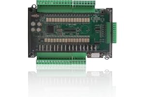 JECTSE FX3U-32MT 24V Industrial Control Board,Transistor PLC Programmable Logic Controller,High Speed 16 Input 16 Output,Support Connecting Text Screen and Connecting,for Automation