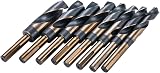 KATSU 8Pc 14-25mm HSS Reduced Shank Drill Bit Set 1/2" Shank Metal Wood view 7