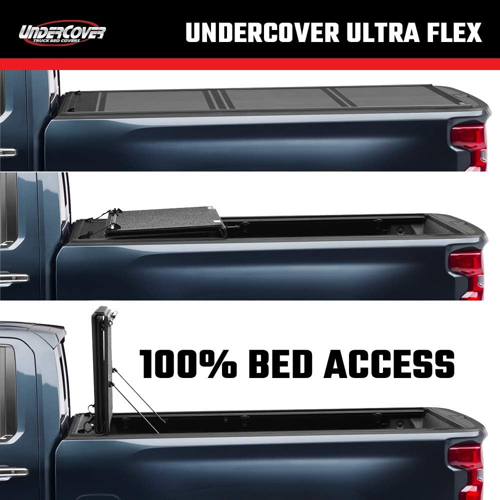 Amazon Com Undercover Ultra Flex Hard Folding Truck Bed Tonneau Cover Ux42008 Fits 07 20 Toyota Tundramax 5 5 Bed Automotive