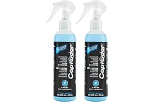 Sports Odor Destroyer Spray (2 x Carry-on Bottles of 8.12oz / 240 ml), Sports Gear Odor Eliminator & Deodorizer - Neutralizer