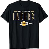 NBA Official Los Angeles Lakers Negative Space T-Shirt
