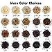 Tousled Updo Messy Bun Hair Piece Hair Extension Ponytail With Elastic Rubber Band Updo Extensions Hairpiece Synthetic Hair Extensions Scrunchies Ponytail Hairpiece for Women(Color:8#)thumb 3