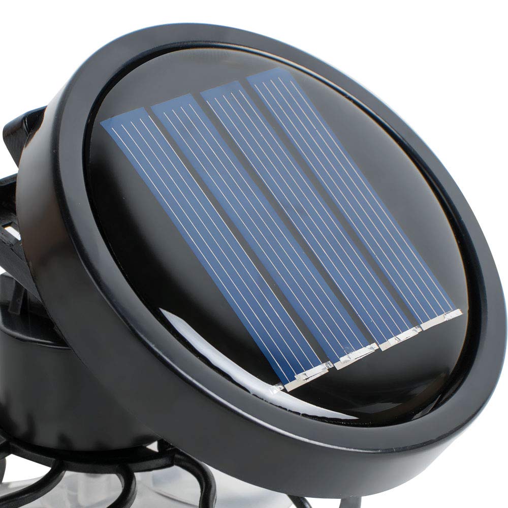 Enshey Portable Mini Solar Fan-Cooling Fan Hat Cap Fan Solar Powered Clip Fan Energy Saving Black Fan Cooler