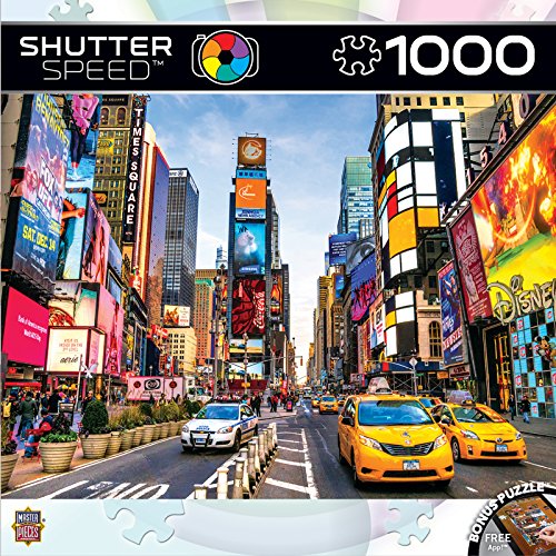 MasterPieces Shutter Speed Times Square Jigsaw Puzzle, 1000-Piece