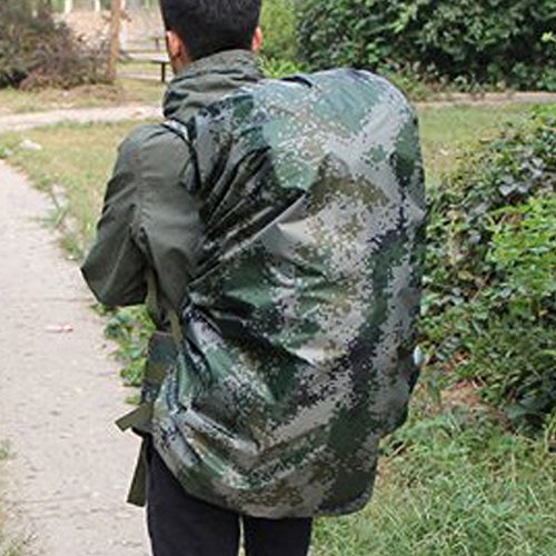 PolarLander 60-80L Rain Cover for Backpack Luggage Waterproof Cover for Hiking Camping Traveling (Camouflage)
