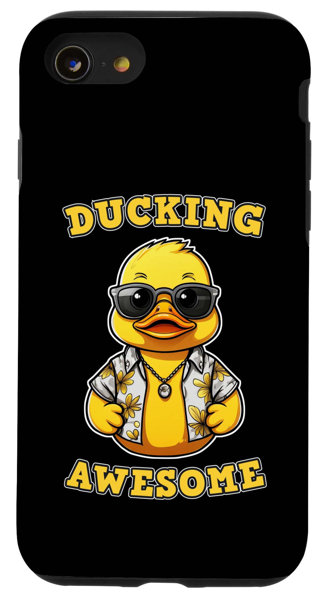 iPhone SE (2020) / 7 / 8 Ducking Awesome, Funny Rubber Duckie, Rubber Duck Pun Case