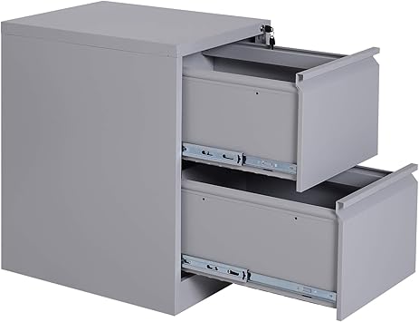 Amazon Com Festnight 2 Drawer Office Vertical Locking Steel File