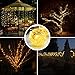 AMIR Solar Powered String Lights, 30 LED 20ft Globe Lights, 8 Lighting Modes Crystal Ball Starry String Lights, Decoration Lights, for Gardens, Home, Party Collectible Accessories(Warm White)