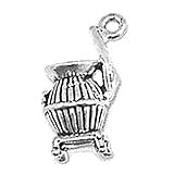 Sterling Silver Bracelet With 3D Kitchen Cooks Old