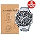[5-Pack] for Casio EQS-500 EQS500db-1a1 Watch Screen Protector,Full Coverage Screen Protector for Casio EQS-500/EQS500db-1a1 Watch HD Clear Anti-Bubble and Anti-Scratch