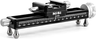 NiSi NM-180 Macro Focus Sliding Rail 160mm CNC Aluminium Arca Swiss
