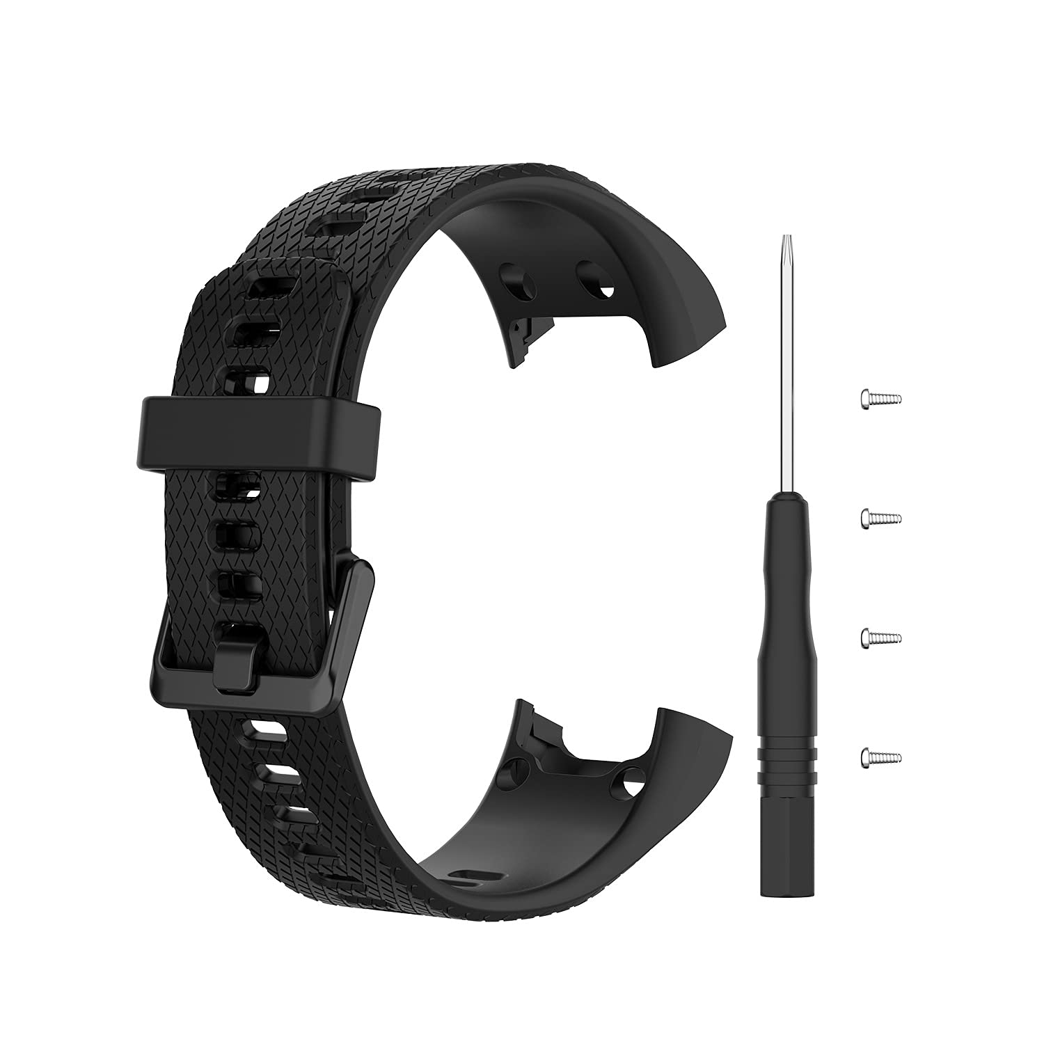 Muovrto Strap for Garmin Vivosmart HR, Silicone Watch Strap Sport Replacement Band
