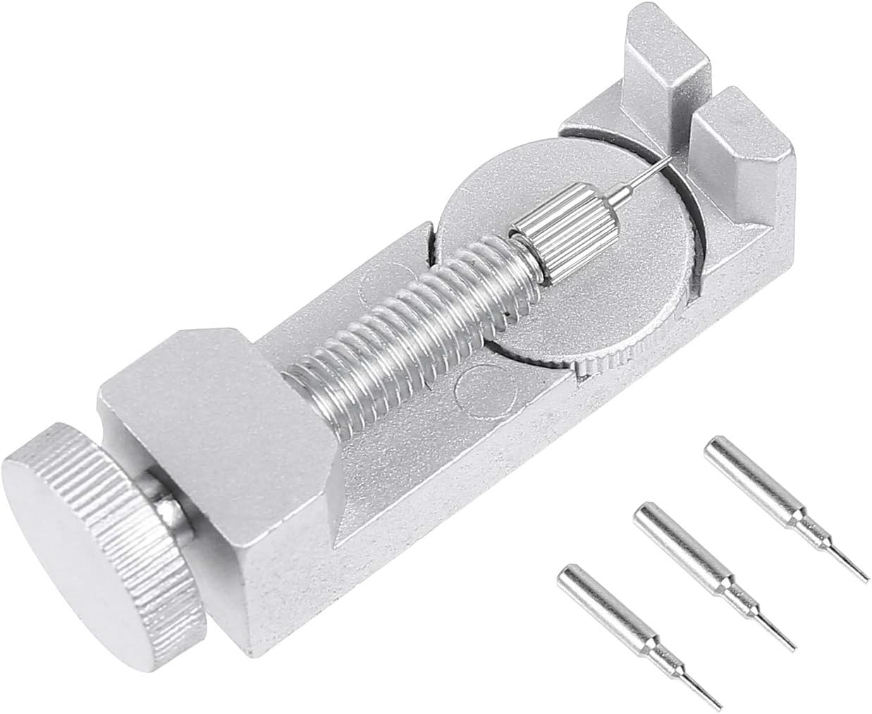 Watch Link Remover Kit, Ohuhu 142pcs in 1 Link Remover Repair Tool, Watch Band Strap Link Pin Remover with 3 Extra Pins, Spring Bar Tool Set with Extra 4 Tips Pins, 126PCS Extra Watch Band Link Pins: Home Improvement