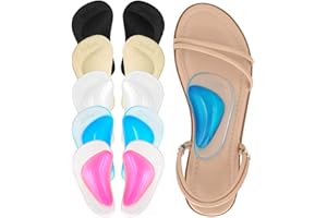 DR FOOT Dr. Foot's Arch Support Shoe Inserts for Flat Feet, Plantar Fasciitis, Adhesive Arch Pads for Relieve Pain for Women & Men (5 Colors)