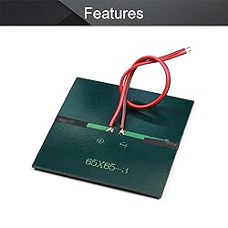 Fielect 5.5V 0.6W Polycrystalline Mini Solar Panel