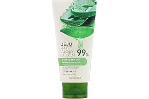 [THEFACESHOP] Fresh Jeju Aloe Soothing Gel Tube, Certified Organic Aloe - 300 mL