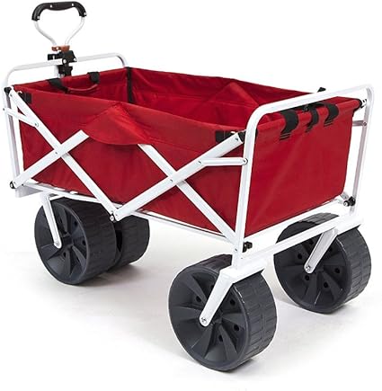 red collapsible wagon
