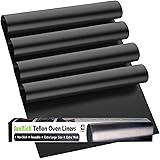 Nonstick Oven Liner for Bottom of Electric,Gas,Toaster & Microwave Ovens -500 Degree Reusable Oven Protector Liner -Extra Thi