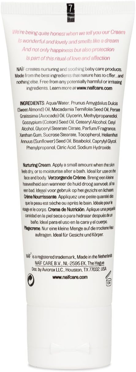naif nurturing baby cream