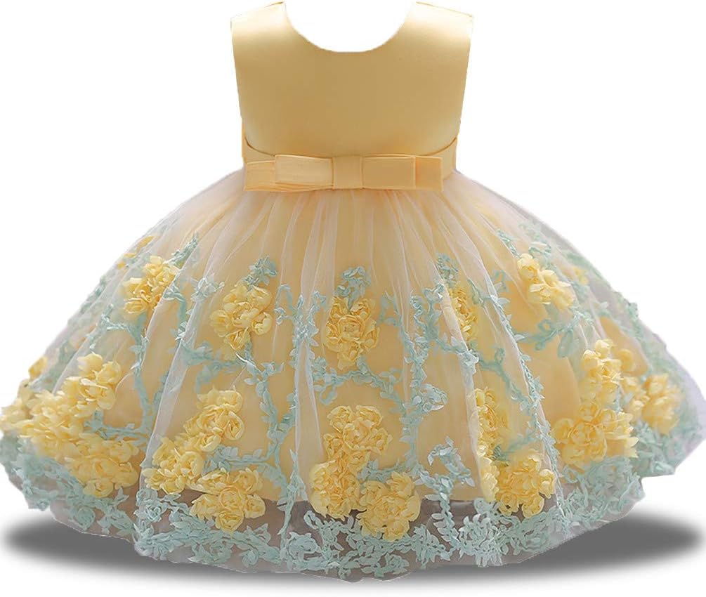Flower Girl Dress for Pageant Party Age 3M-9T