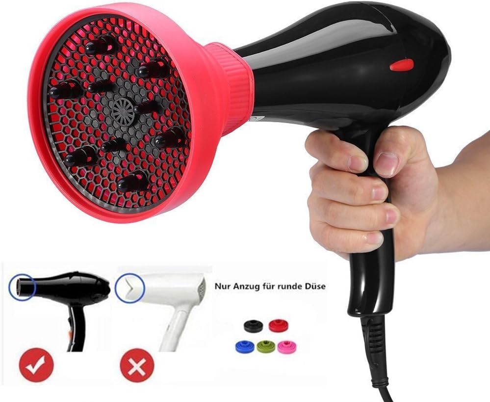 Amazon Co Jp ヘアドライヤーディフューザー ヘアドライヤー用 ヘアケア ヘアスタイリング ノズル 伸縮式 乾燥用 パーマ用 ポータブル ビューティー