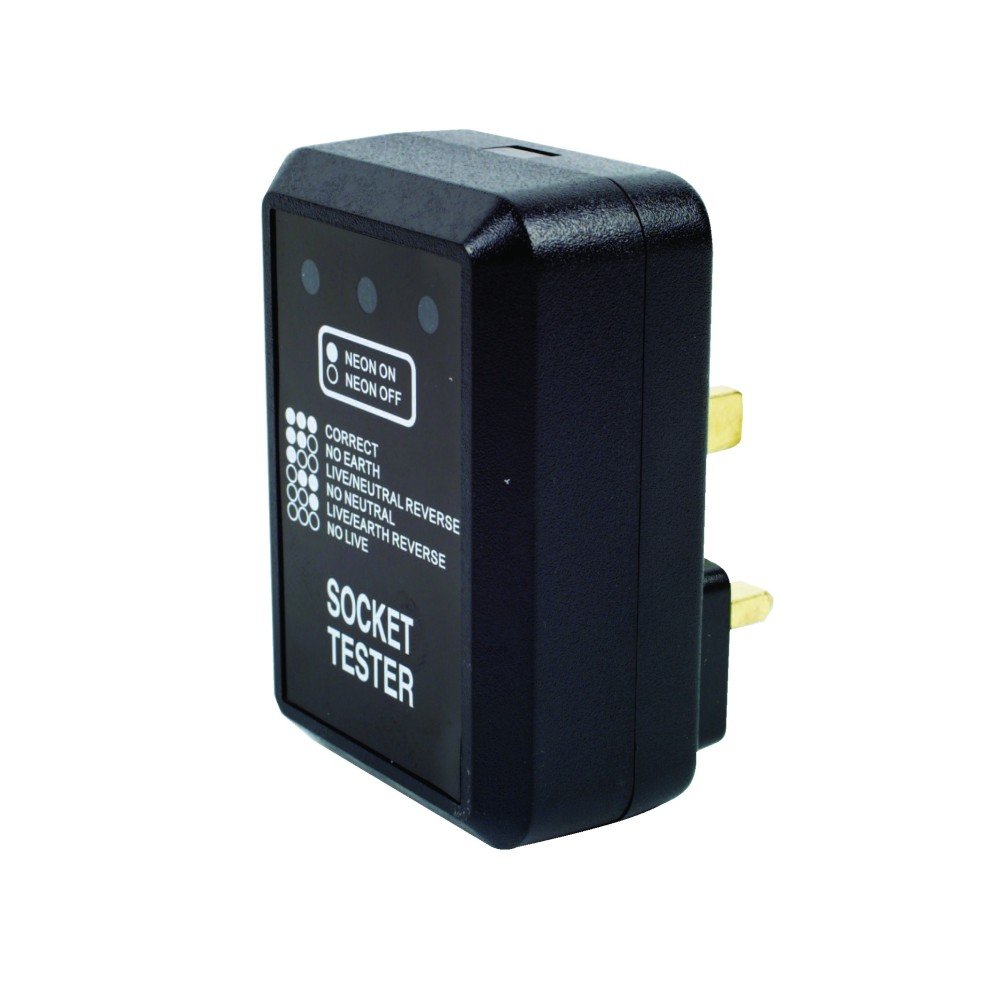 PlugIn Mains Electrical Socket Safety Tester Analyser Amazon.co.uk
