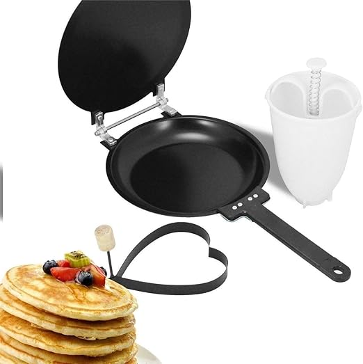 Padella Elettrica Multifunzione - Antiaderente, 4 Impostazioni, Spegnimento Automatico, Arancione - Foto 10