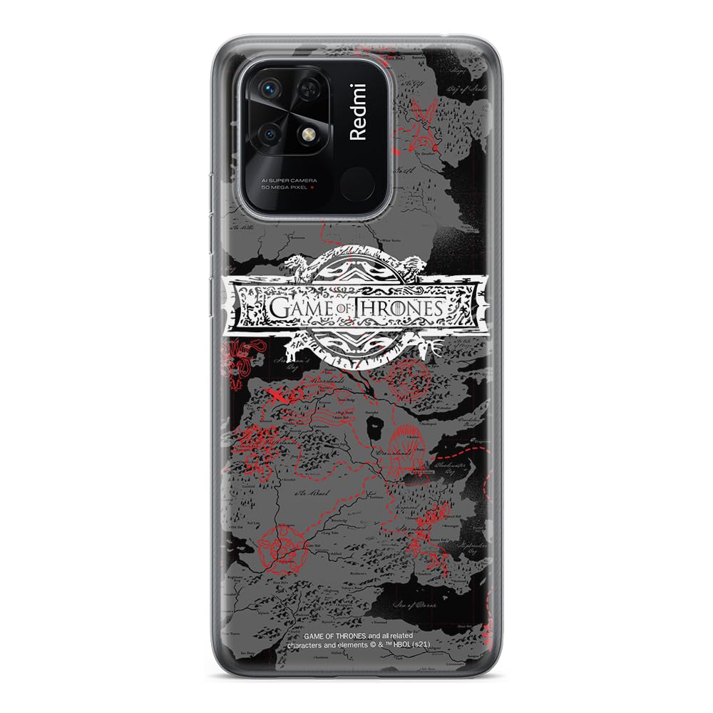 ERT GROUP mobile phone case for Xiaomi REDMI 10C original and officially Licensed Game of Thrones pattern 010 optimally adapted to the shape of the mobile phone, case made of TPU