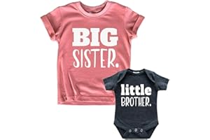 Unordinary Toddler big sister little brother outfit matching shirts sets baby newborn outfits shirt