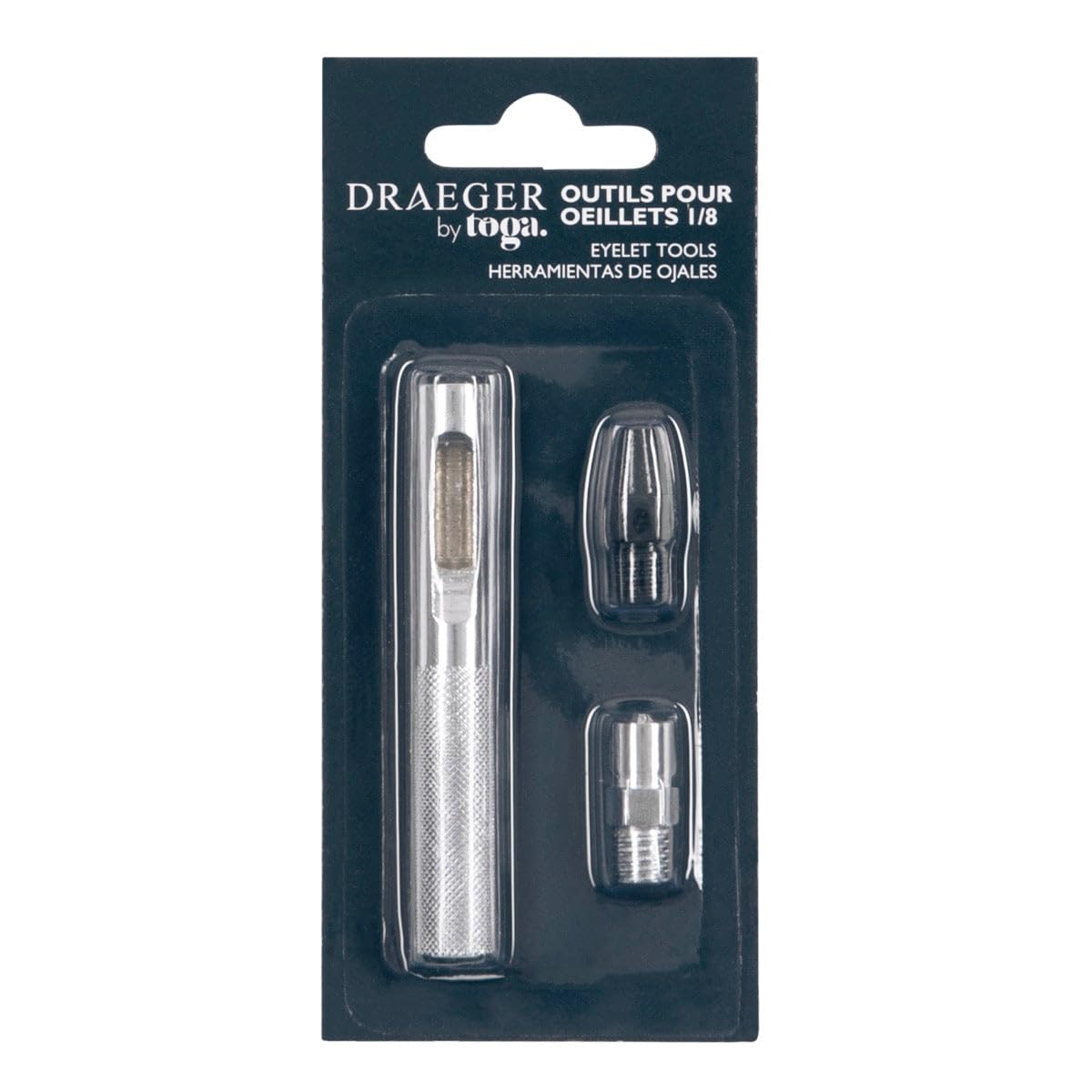 Toga OE12 Tool Kit for Eyelet Metal Grey 6 x 13 x 1 cm