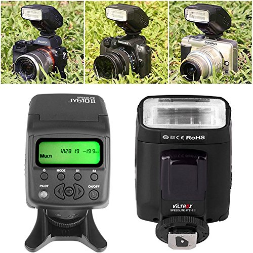 Viltrox jy610 ii mini universal speedlite for nikon son…