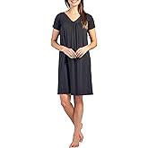 Fishers Finery Women's EcoFabric Short Sleeve Nightgown; Relaxed Fit