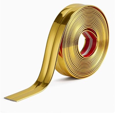 Zayejod Gold PVC Inside Outside Corner Trim Self-Adhesive 4cm Edging