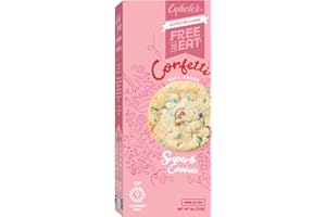 CYBELE'S FREE TO EAT Cybele’s Free To Eat Gluten-Free & Vegan Cookies - Plant-Based, Dairy, Soy, & Nut Free - Soft-Baked School Safe Snack For Kids & Adults - 12 Cookies Per 6 oz Box (Confetti, Pack of 1)