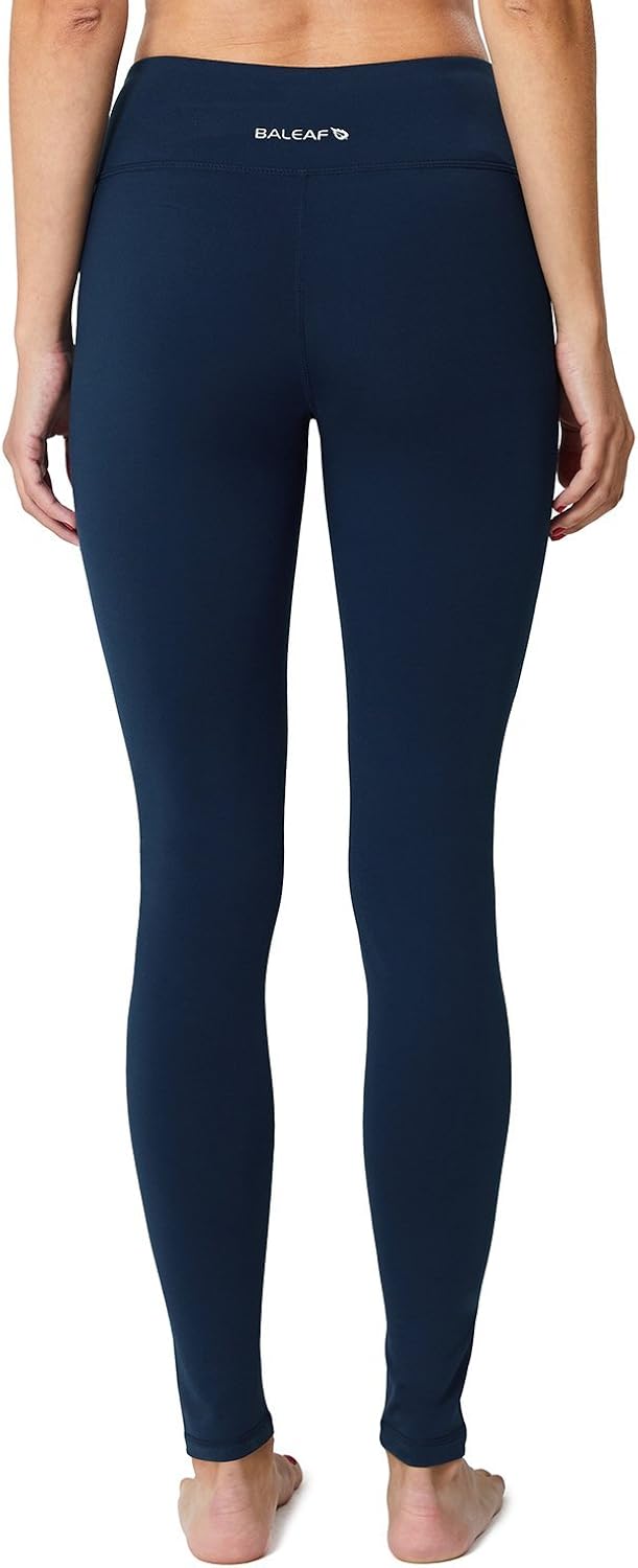 BALEAF Women's Fleece Lined Leggings Yoga Pants Inner Pocket: Clothing