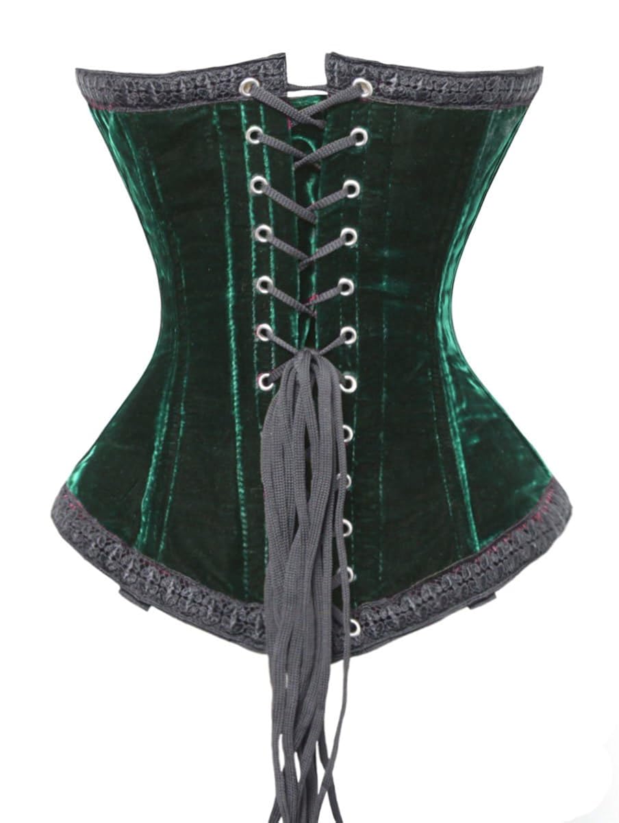 Underbust Velvet Training Waist Boned Steel Double 26 Duty Heavy Luvsecretlingerie Tight 8023 Vel Corset Shaper Bustiers Corsets Good Price Www Klevering Com