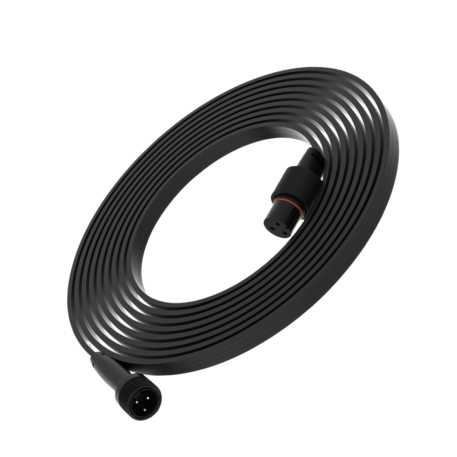 Photo 1 of (16Ft) for Govee Outdoor Permanent Lighting Extension Cords, Compatible with Govee H705A, H705B, H705C, H706A, H706B, and H706C Models, IP68 Waterproof Rating(Black)