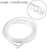 Sourcing Map PVC Hose 6mm OD x 4mm ID 1.5m Clear Tubing view 2