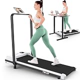 FUNMILY Walking Pad Treadmill with Incline, Foldable Treadmills for Home Office, Portable Walking Pad 300lbs Capacity, Remote Control, 2s Folding Treadmill