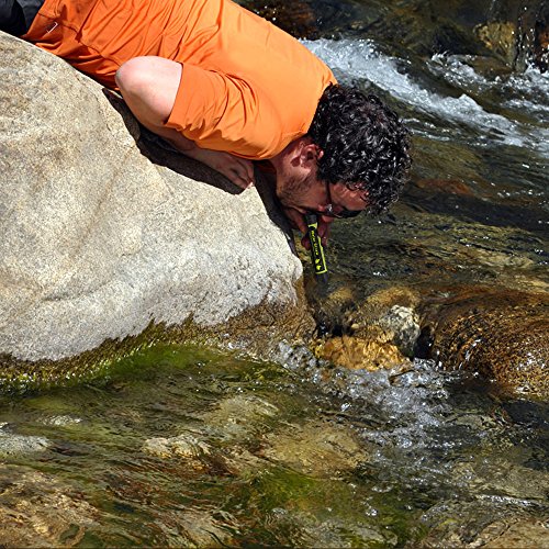 Water Straw Filter, X-DRAGON Mini Water Filtration System for Survival, Hiking, Camping, Travel, and Emergency Preparedness