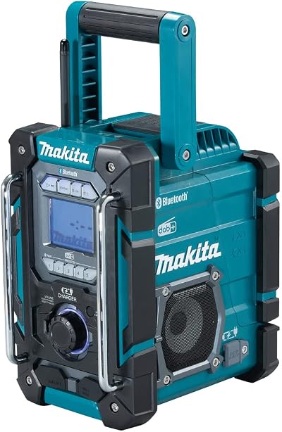 Makita DMR301 DAB/DAB+ Job Site Radio with Bluetooth – Batteries Not Included