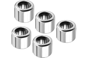 Kozelo 5pcs HK0709 Needle Roller Bearings - [7mm Bore Dia x 11mm Outside Dia x 9mm Width] Drawn Cup for Agricultural Construction Equipment Use, GCr28