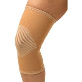 Thermoskin 4-Way Compression Knee Sleeve, Medium | Four-way stretch provides even, lightweight compression while allowing comfortable, natural knee movement.