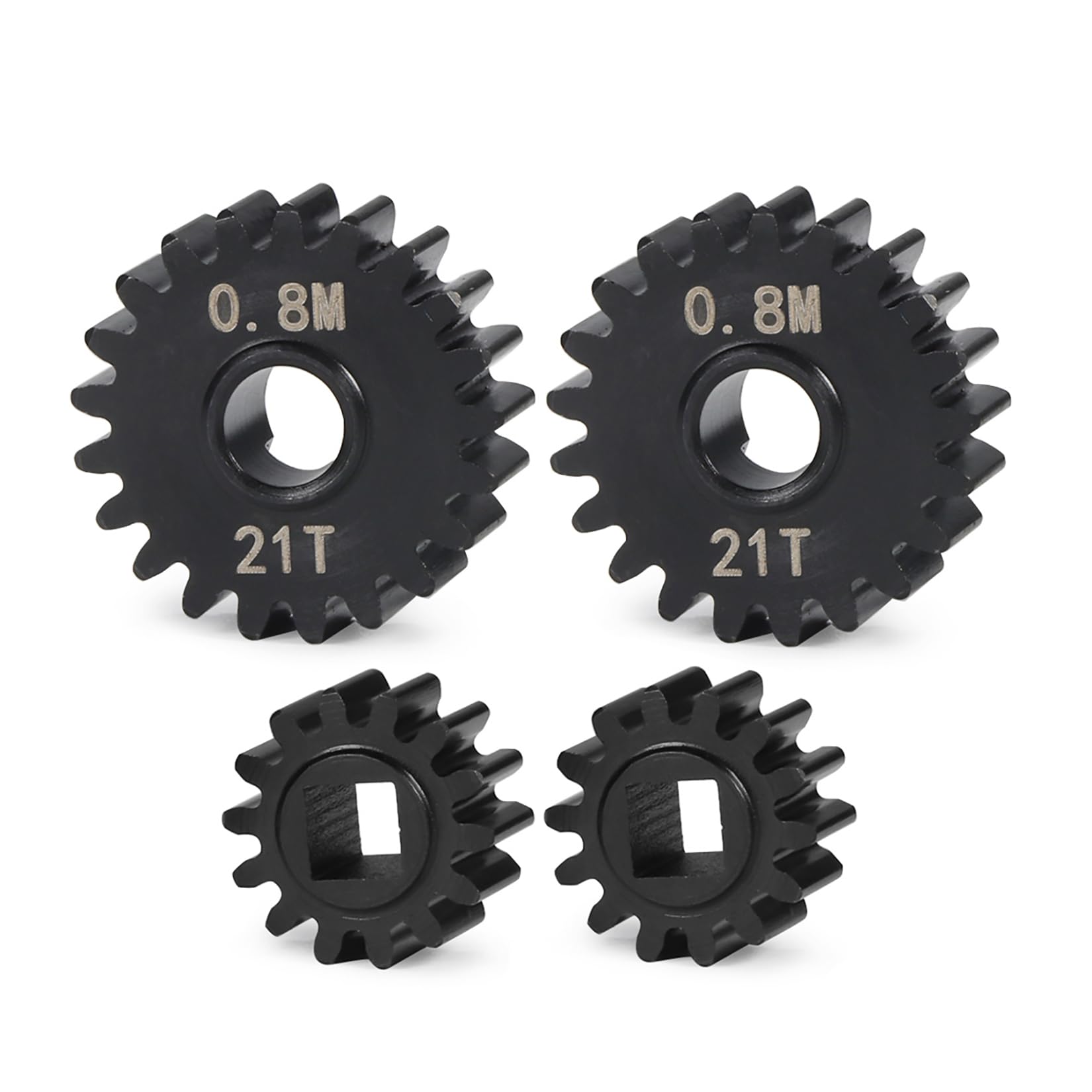 Heavy Duty 32P Overdrive Portal Gear Set 21T/14T 23T/12T Capra Portal Gears for 1/10 RC Crawler Rigs Axial F9 SCX10 III AR45P Axle Upgrade (21T 14T)